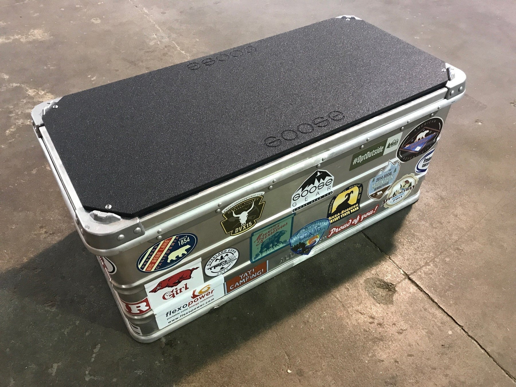 alubox camping Goose Gear Alu-Box Top Plate Kits 74L / 120L / Include Shipping